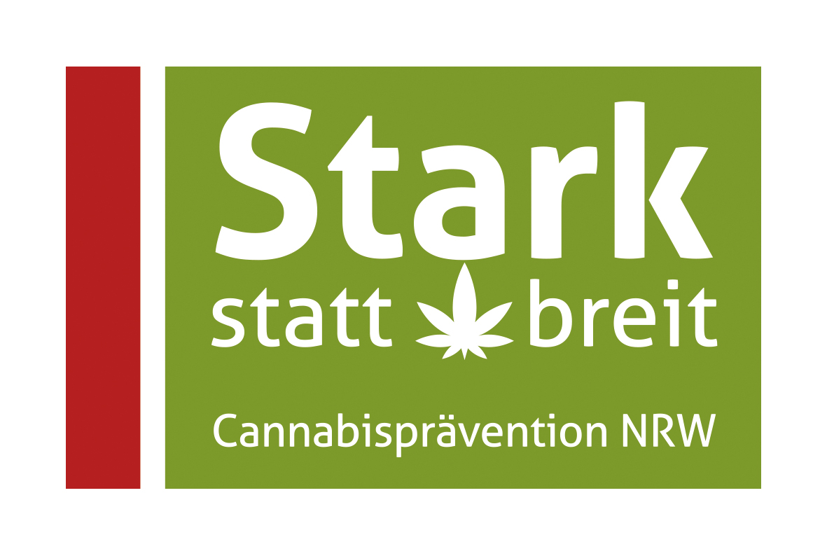 Logo Stark statt breit, Canabisprävention NRW