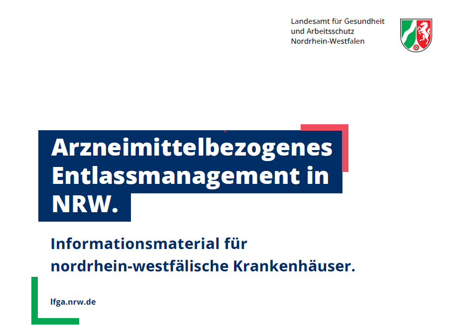 Titelblatt "Arzneimittelbezogenes Entlassmanagement in NRW"