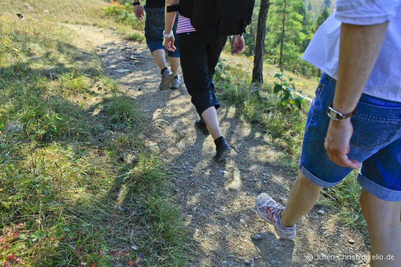 Wandern in der Natur