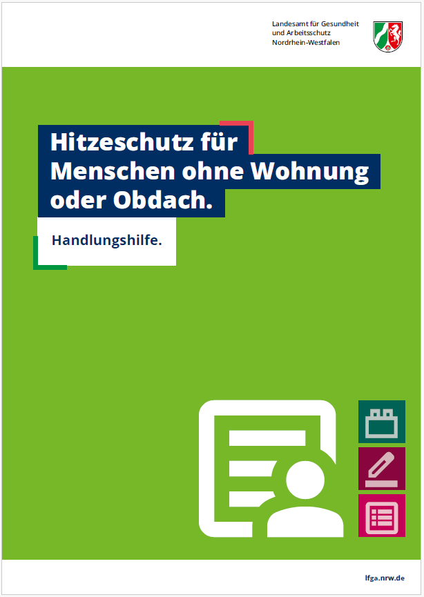 Hitzeschutz für Menschen ohne Wohnung oder Obdach (Deckblatt)