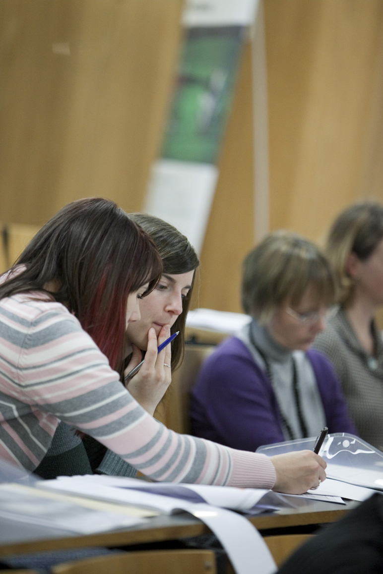 Teilnehmerinnen in einem der Workshops