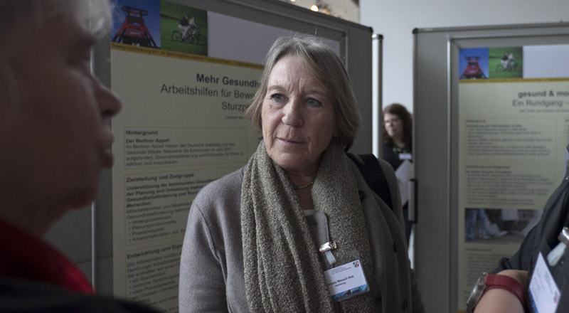 Gabriele Wessel-Neb von der Behörde für Soziales, Familie, Gesundheit und Verbraucherschutz Hamburg mit dem Projekt "Mehr Gesundheit im Alter"