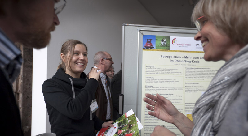 Wiebke Flor von der Bundeszentrale für gesundheitliche Aufklärung mit dem Projekt "bewegt leben - Mehr vom Leben"