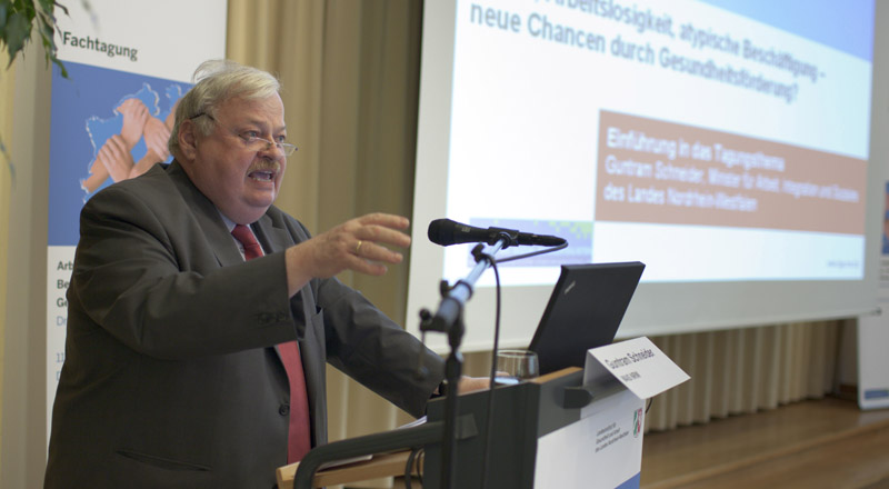 Guntram Schneider, Minister für Arbeit, Integration und Soziales des Landes Nordrhein-Westfalen